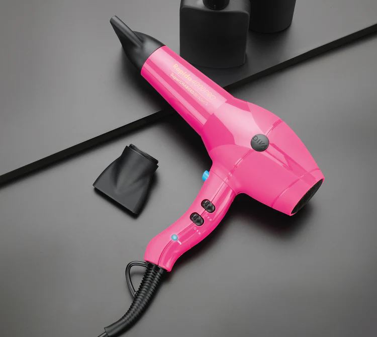 Diva Pro Rapida 4000 Hair Dryer AC Long Life Motor - Magenta