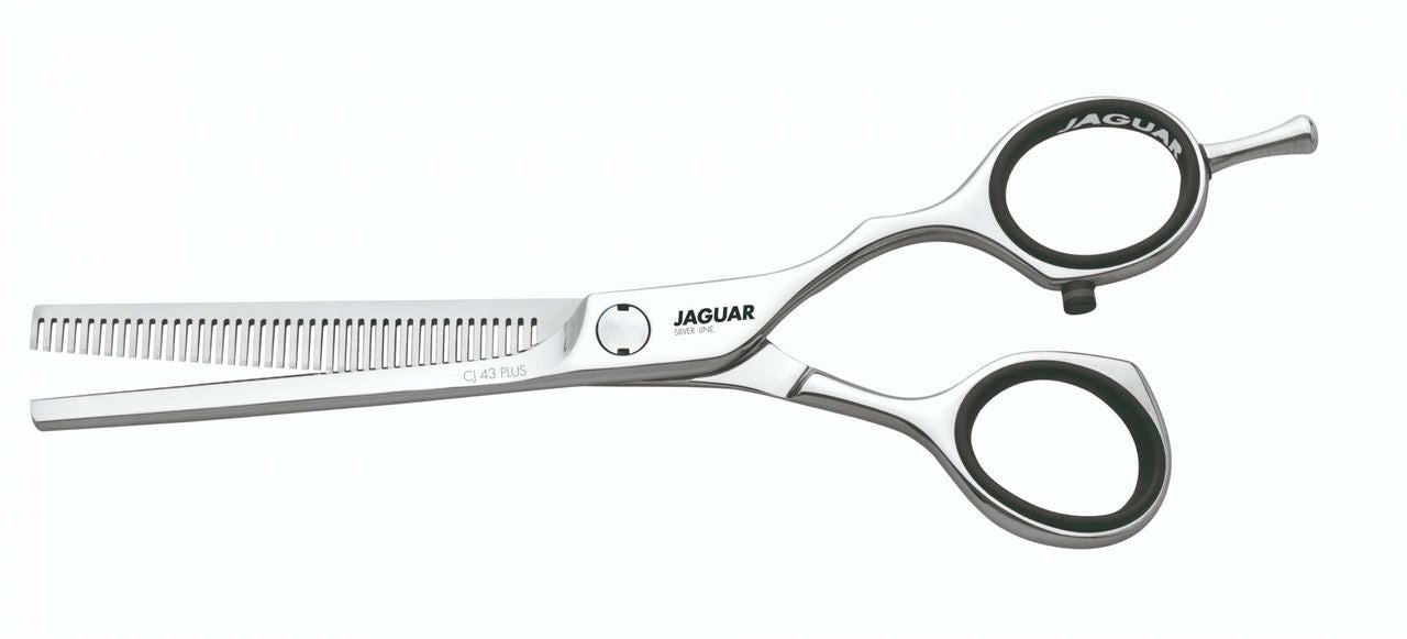 Jaguar CJ 43 Plus 6.0″ Hair Thinning Scissors – Silver Line for Hairdressers