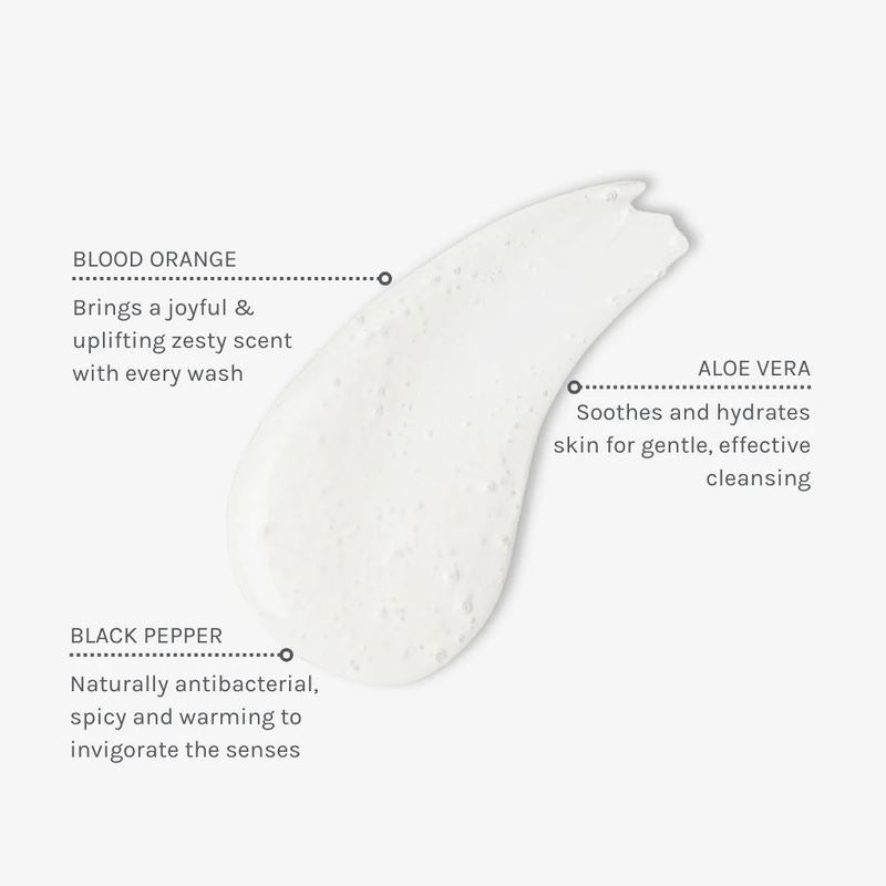 Evolve Beauty African Orange Aromatic Organic Citrus Body Wash 250ml