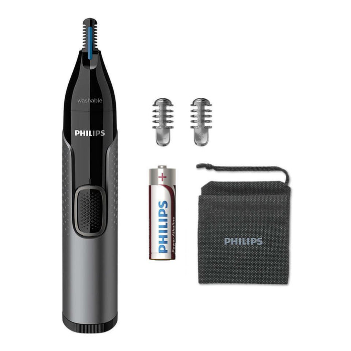 Philips NT3650 Nose Ear & Eyebrow Hair Trimmer Battery Operated Series 5000