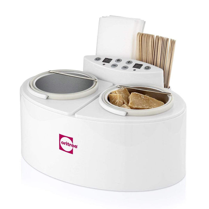 ORITREE Double chauffe-cire numérique 1 litre et 0,5 litre
