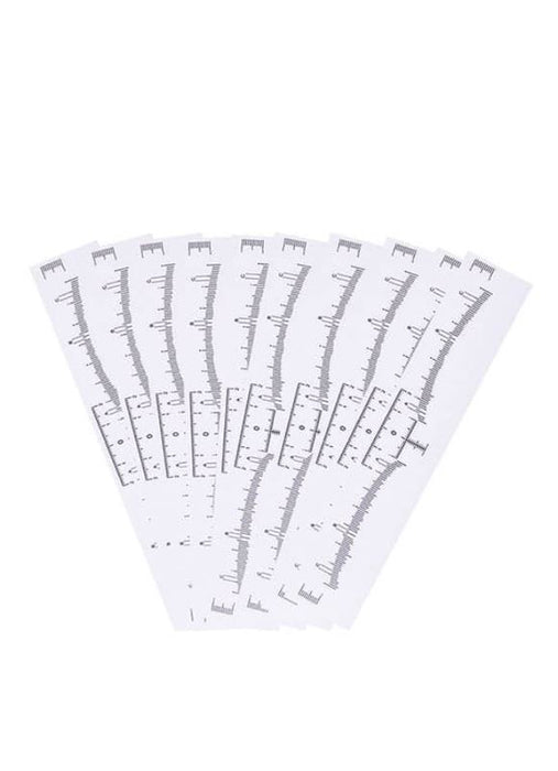 Sienna X Brow Measuring Shaper Sticker Eyebrow Tape Strips x50