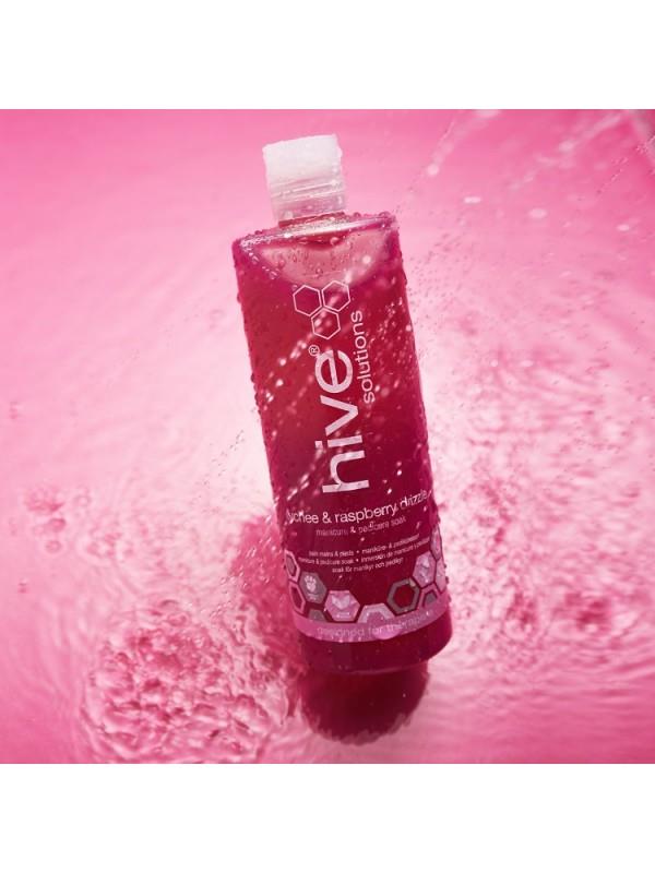 HIVE LYCHEE & RASPBERRY DRIZZLE 400ML (MANICURE & PEDICURE SOAK)