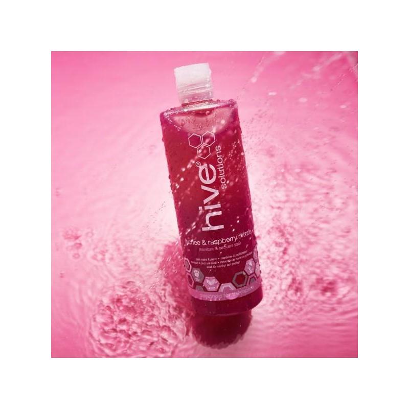 HIVE LYCHEE & RASPBERRY DRIZZLE 400ML (MANICURE & PEDICURE SOAK)