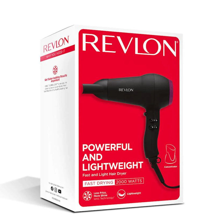 Revlon – sèche-cheveux avec buse professionnelle, séchage rapide, ionique, pour Salon de coiffure, Air Styler