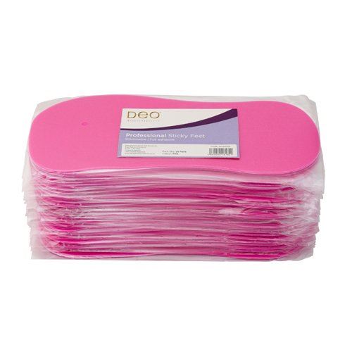 Deo Pink Sticky Feet For Salon & Spa Treatments - Pack of 26