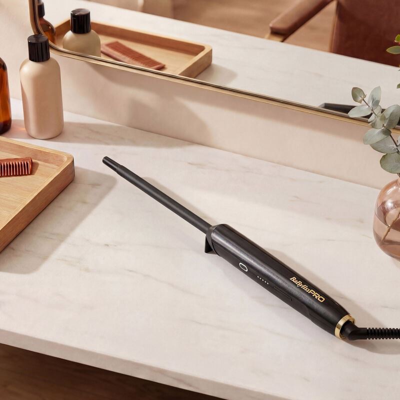 BaByliss PRO 16mm Curling Wand Fast Heat Salon Curling Tool - Muti Voltage