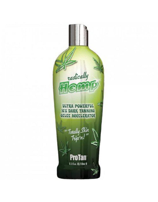 Lotion de bronzage au chanvre Pro Tan Radiically 10X Accélérateur de gelée de bronzage foncé