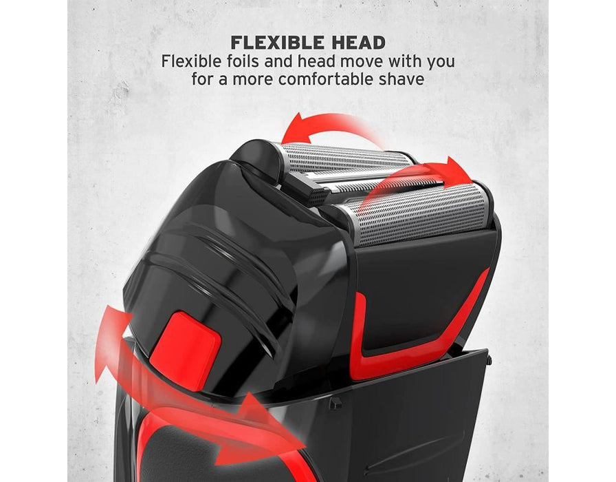 Wahl Clean and Close Shaver Plus Feuille flexible - Rasage humide et sec