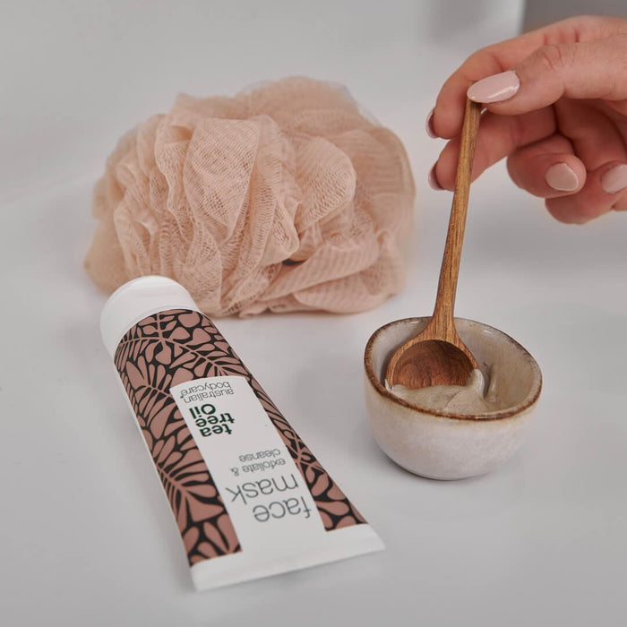 Australian Bodycare Face Mask Tea Tree Oil Cleanser For Oily Pores Blackheads Detox Clay 100ML