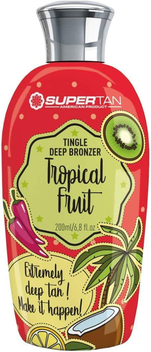 SuperTan Tropical Fruits Tanning Lotion Deep Tingle Bronzer 150ml