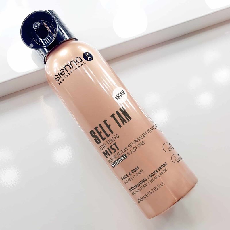 Sienna X Natural Q10 Self Tan Tanning Mist Natural Tan Nourishing Formula