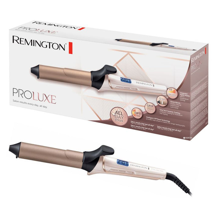 Remington CI9132 Proluxe Hair Styling Rose Gold Cool Tip Curling Tong 32mm