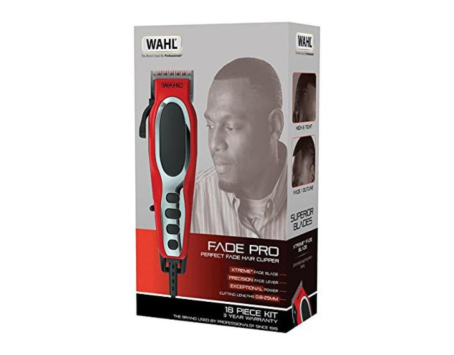 Wahl 79111-803 Fade Pro Mains Hair Clipper Kit with Extreme Fade Blade