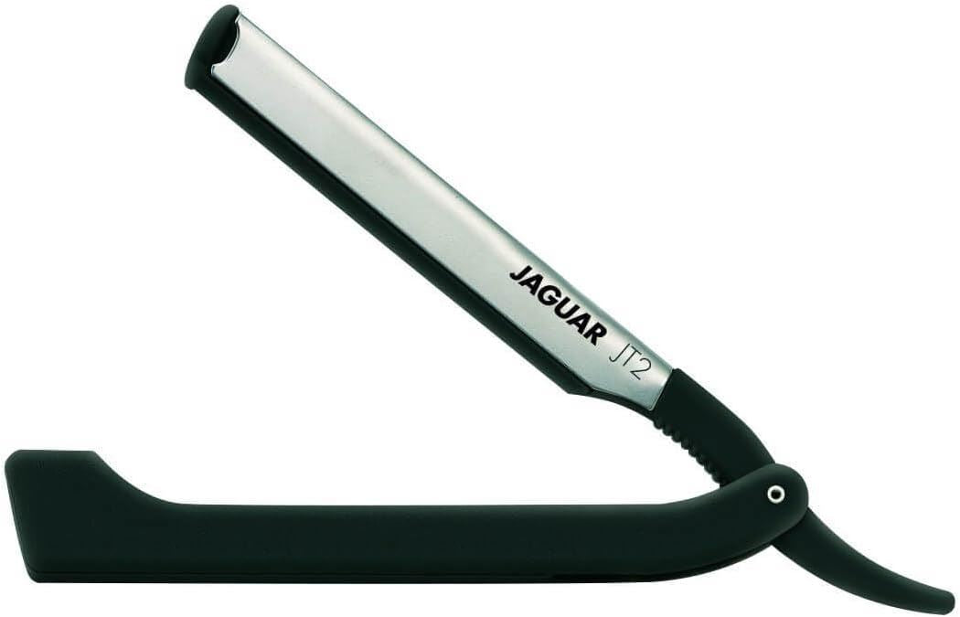 Jaguar JT2 M Black Razor – Stainless Steel Hair Shaper with 10 Double Blades