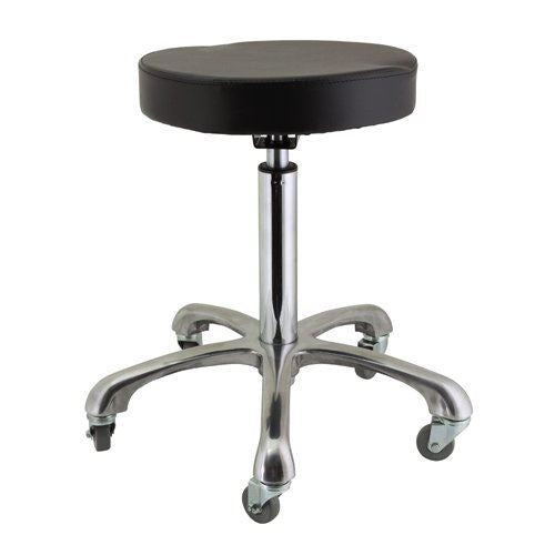 Deo Stool With Vinyl Seat for Salon & Spa - Black