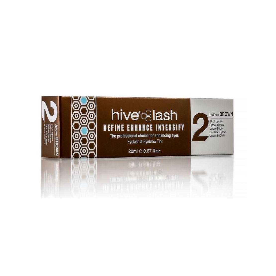 Hive of Beauty Long Lasting Eyelash and Eyebrow Tint Brown 20ml