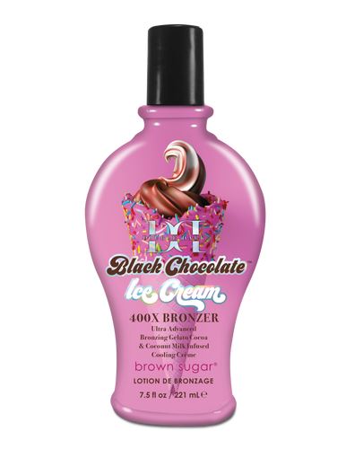 Tan Incorporated Double Dark Black Chocolate Ice Cream Bronzer Sun Tan Lotion