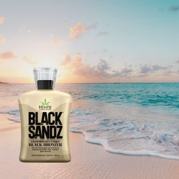 Hempz Black Sandz Tanning Lotion Exceptionally Unique Black Bronzer