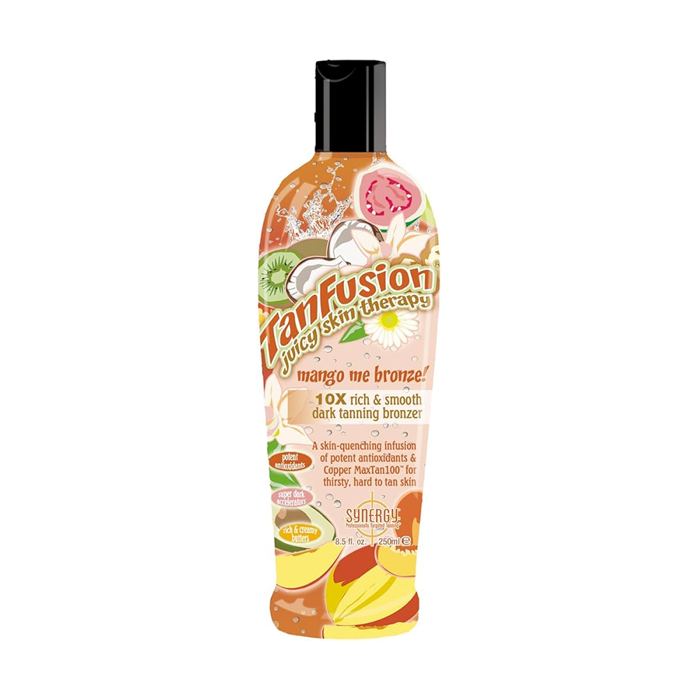 Synergy Tan Mango Me Bronze Lotion bronzante riche et lisse bronzante foncée