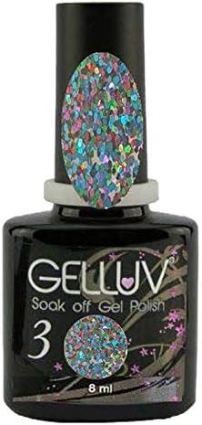 Gelluv Soak Off Vernis à Ongles Gel Collection Iconique - Flacons de 8 ml