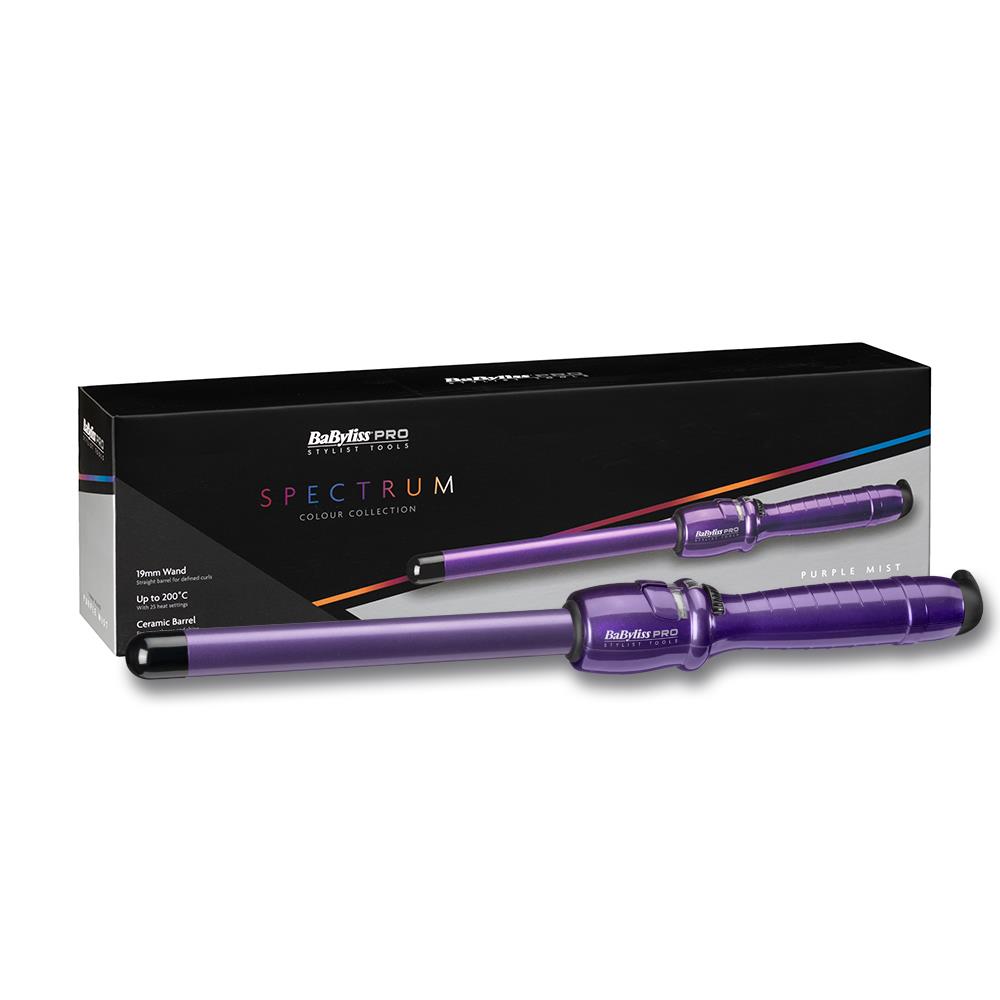 BaByliss Pro Spectrum Hair Curling Tong Oval Conical Wand