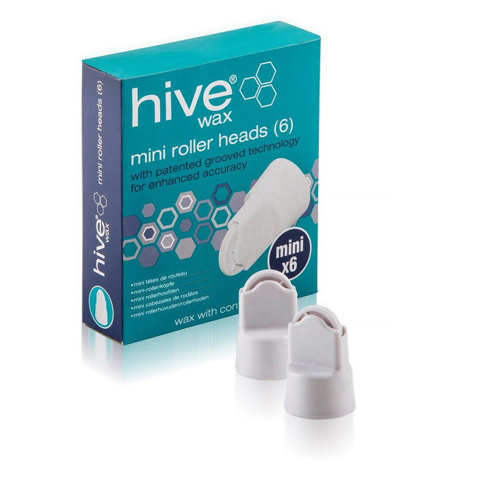 Hive Of Beauty Mini Roller Heads For 80g Cartridges Brow & Lip Waxing