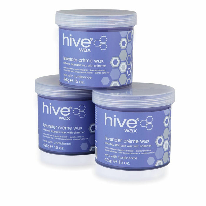 Hive Of Beauty Waxing Crème Cire Lavande Lotion 425g - 3 Pour 2