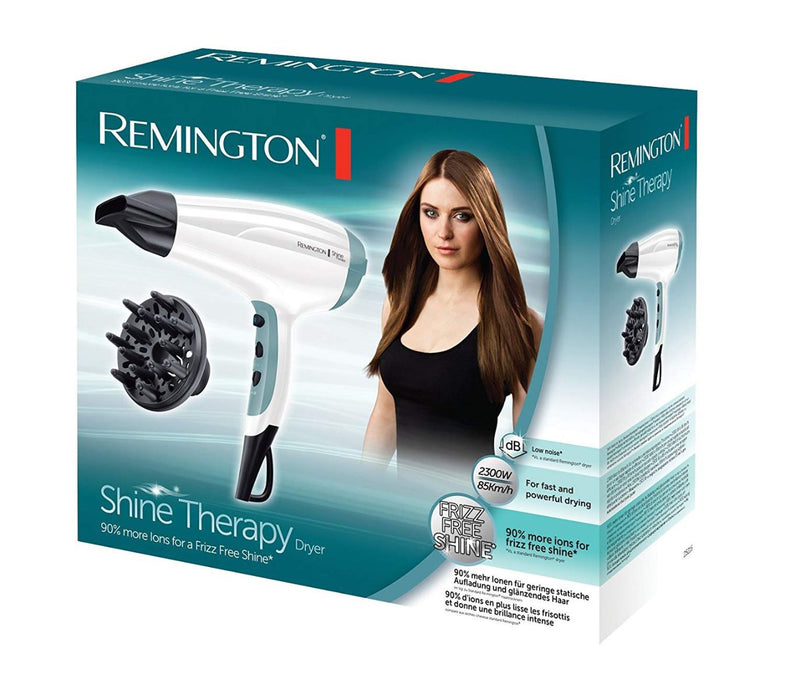 Remington D5216 Professional Hair Dryer - 3 Features & 2 Speed Settings - 2300W