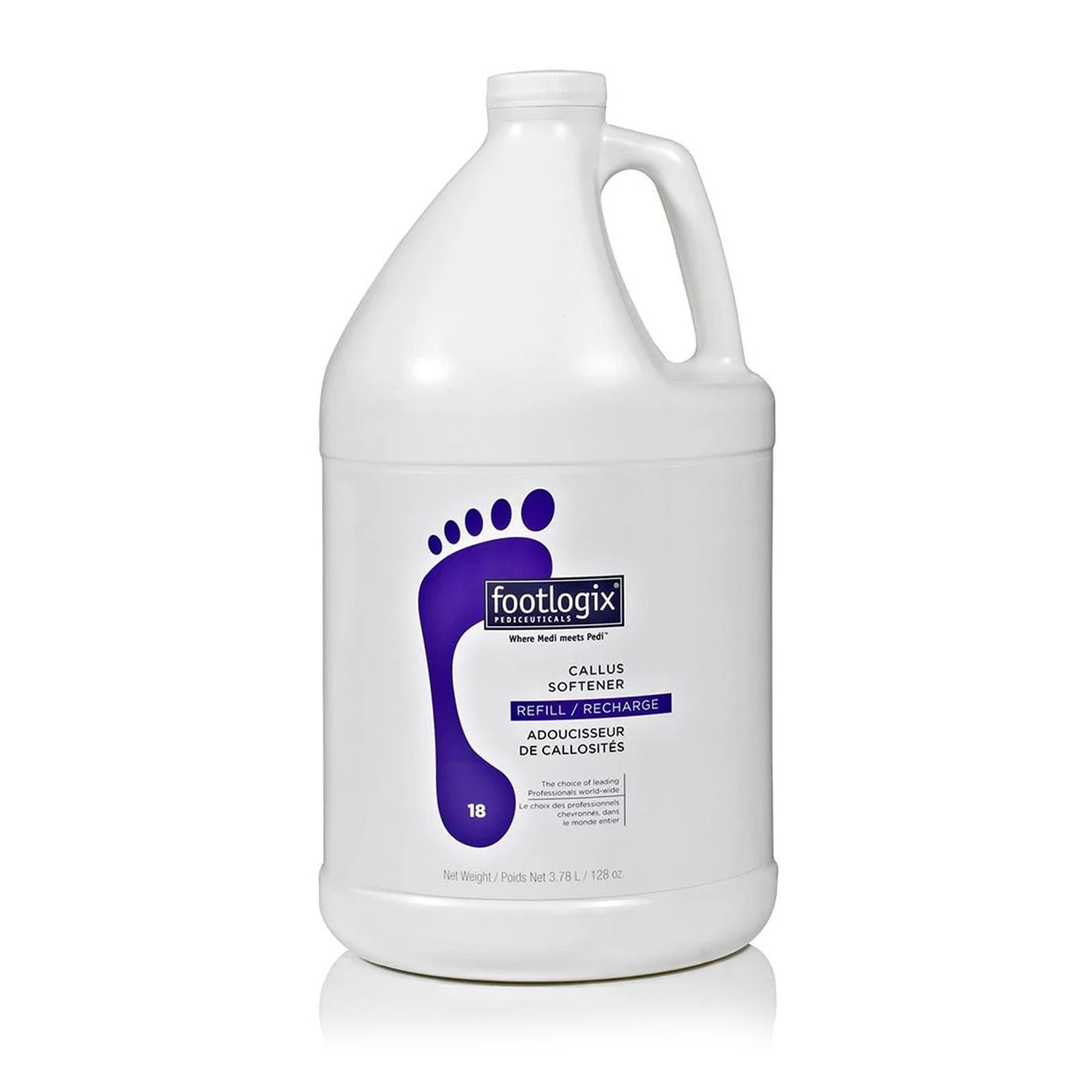 Footlogix Pedicure Callus Softener Professional Hard/Dry Skin 3.78 L