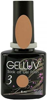 Gelluv Soak Off Gel Nail Polish Varnish - 8ml Bottles
