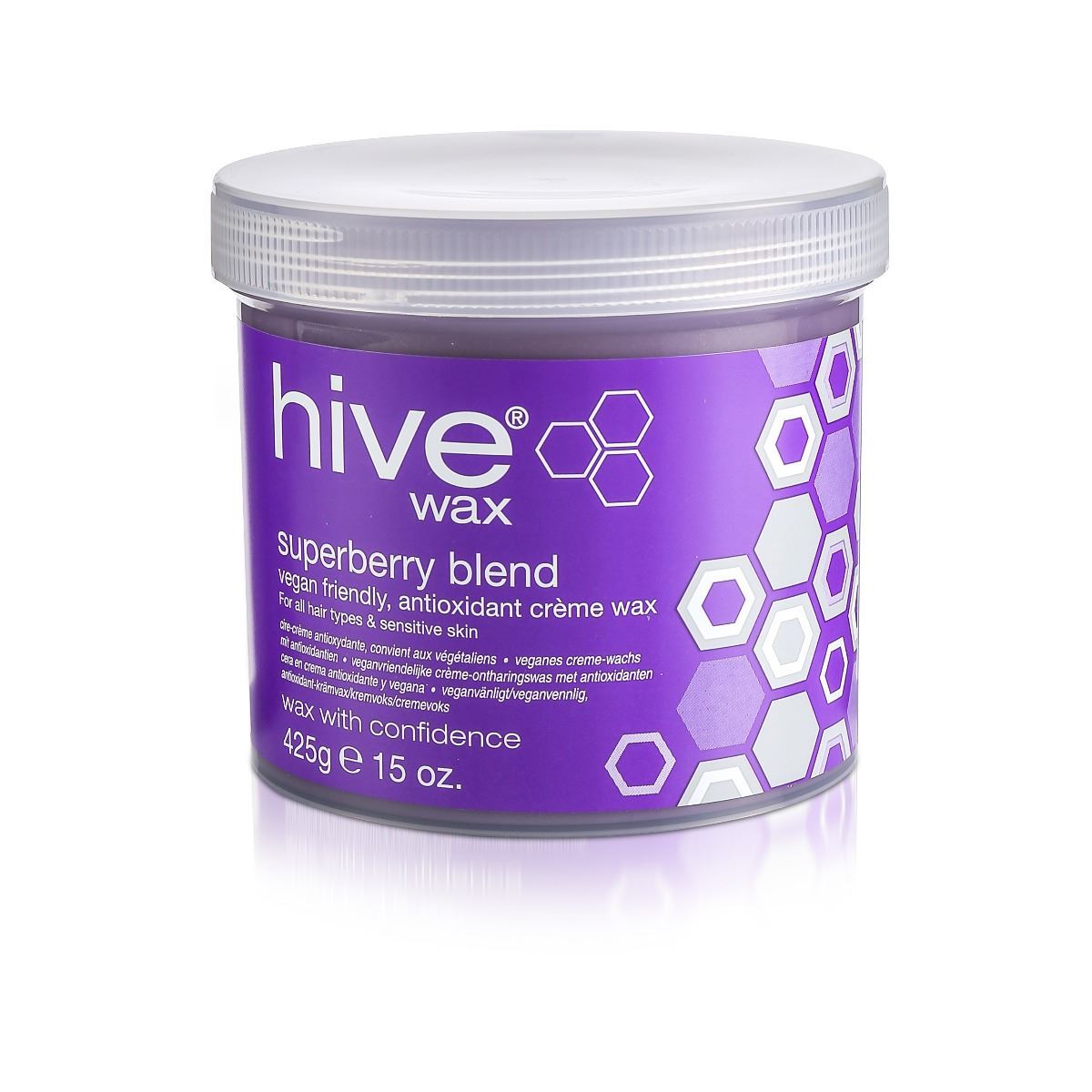 Hive of Beauty SuperBerry Blend Antioxidant Creme Wax Lotion 425g