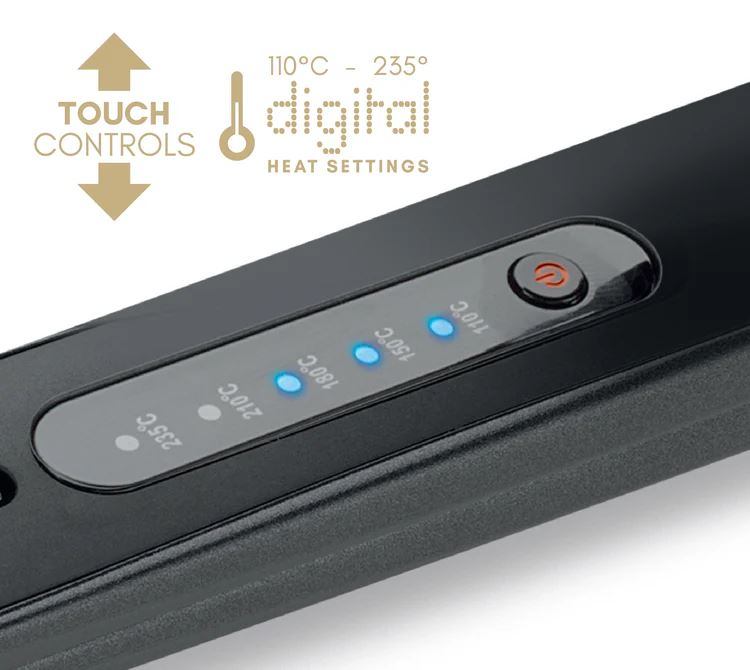 Diva Pro Ultra Fast Intelligent Digital Hair Styler Ceramic Plates - Gold