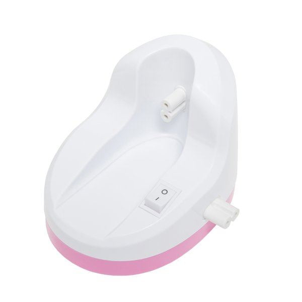 Chauffe-cartouche de cire à rouleau tenu dans la main 100g DEO avec base d'accueil rose