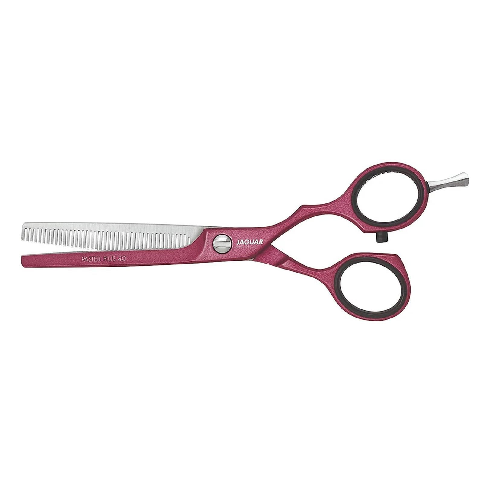Jaguar 5.5" Pastell Plus Berry Hairdressing Offset thinning Scissors