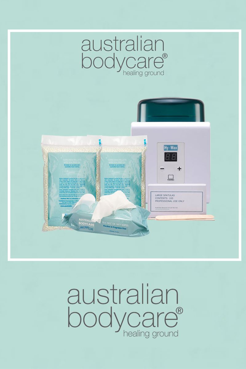 Australian Bodycare Hot Wax Starter Kit with Hot Wax Pellets