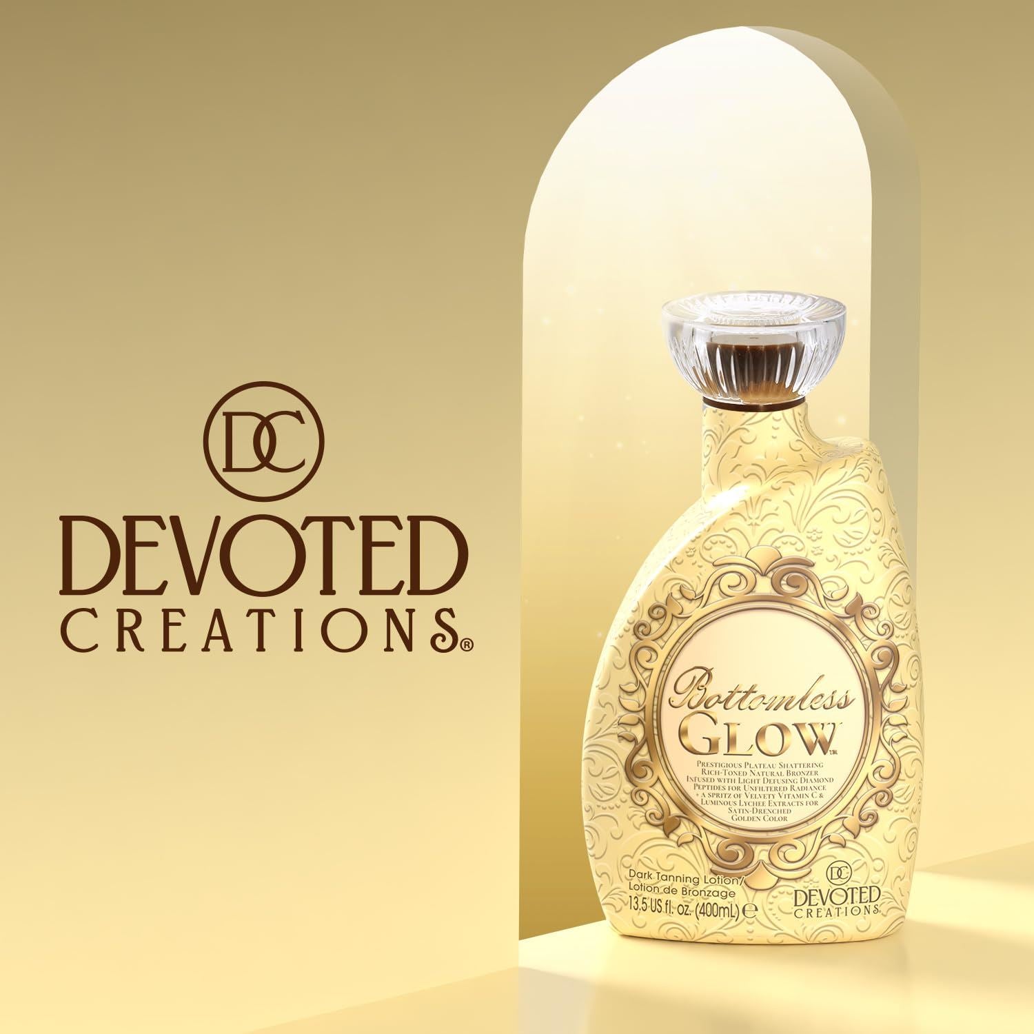 Devoted Creations Bottomless Glow – DHA-Free Luxury Bronzer for Radiant Glass Skin Glow