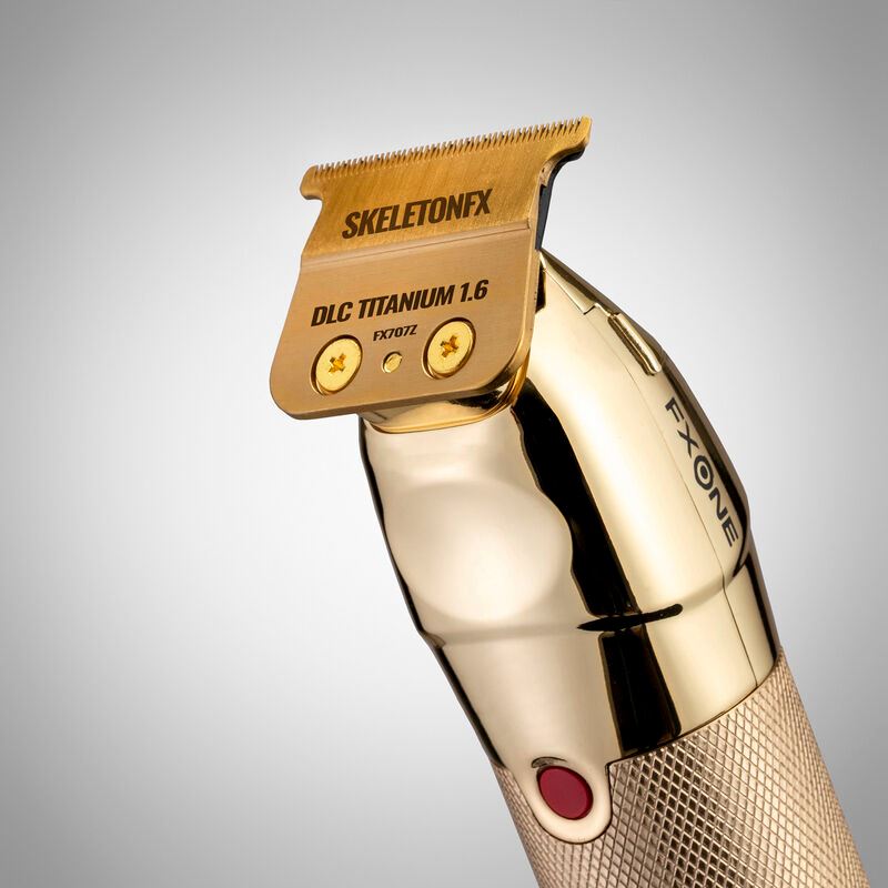 BaByliss Pro FXONE All Metal Cordless Skeleton Trimmer Interchangeable Battery Gold