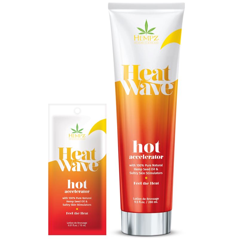 Hempz Heatwave Tanning Lotion Hot Tan Accelerator 280ml
