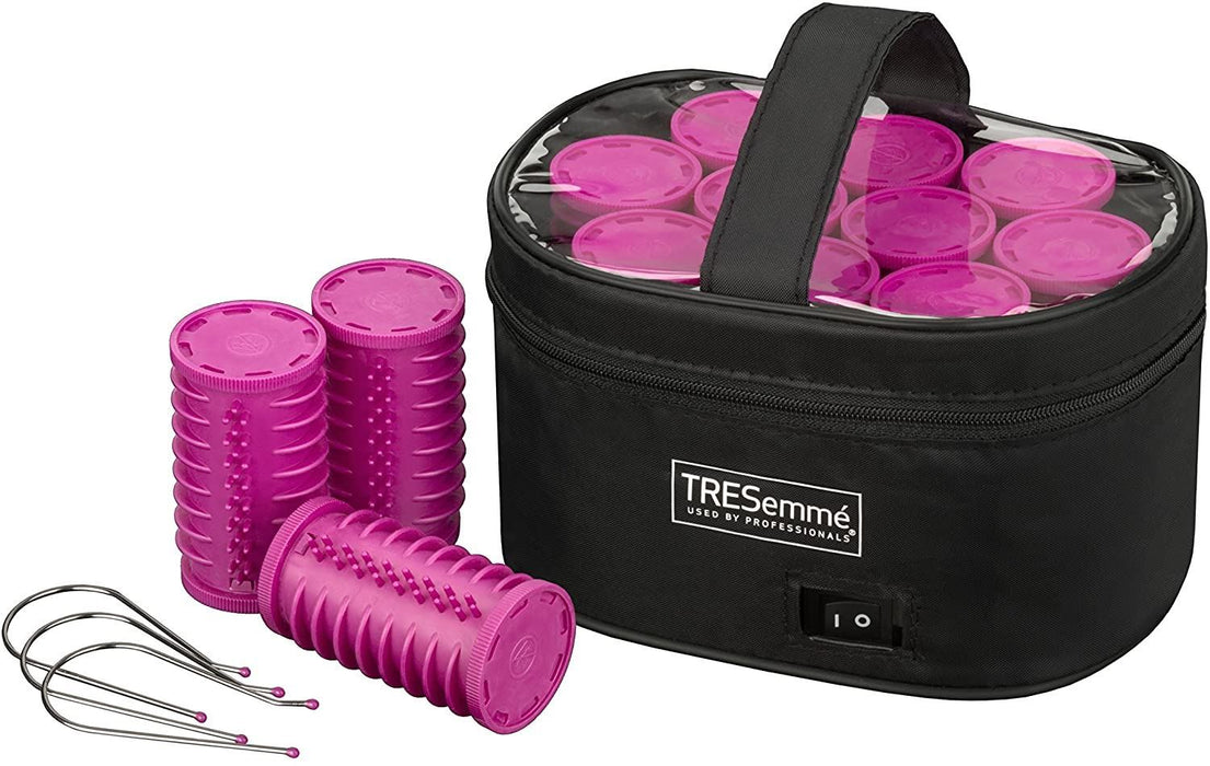TREsemme 3039U 10 x 32mm Hair Volume Curlers & Rollers Set Compact Dual Voltage