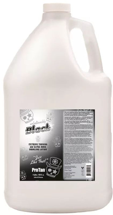 Pro Tan Salon Dark Tanning Lotion Unbelievably Black - 1 Gallon