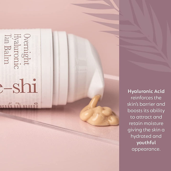 50ml He-ShI Hyaluronic Tan Balm Anti Ageing Hydrating Face Evening Skincare