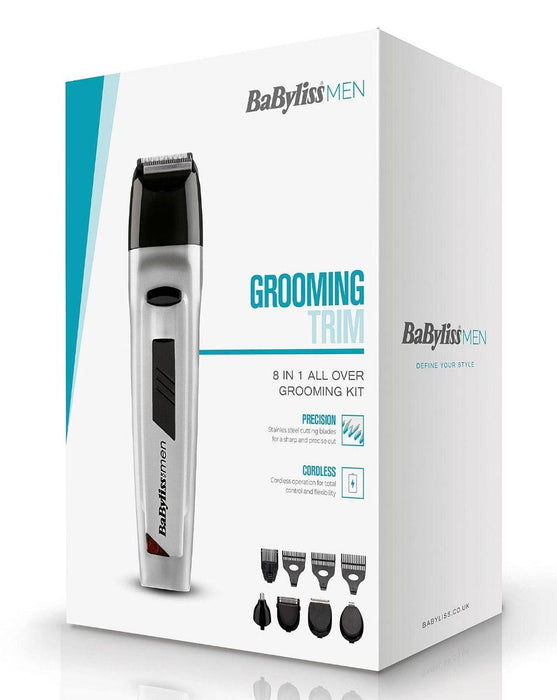 BaByliss 7056NU 8 in 1 Beard Trimmer And All Over Hair Grooming Kit
