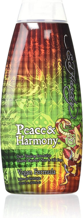 Ed Hardy Peace & Harmony Tanning Lotion Dark Tan Intensifier - 300ml