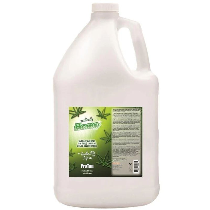 Pro Tan Salon Tanning Lotion Radically Hemp Accelerator - 1 Gallon