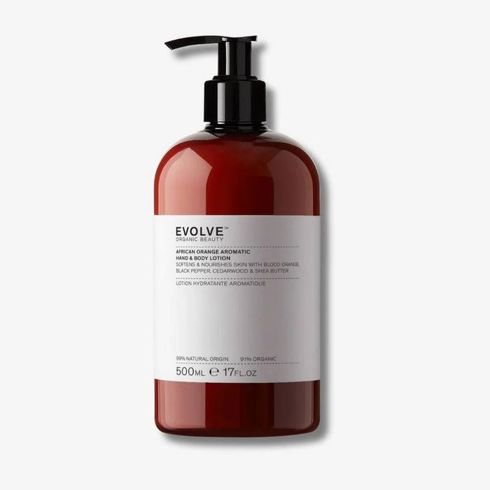Evolve Beauty Organic African Orange Aromatic Hand & Body Lotion – 500ml