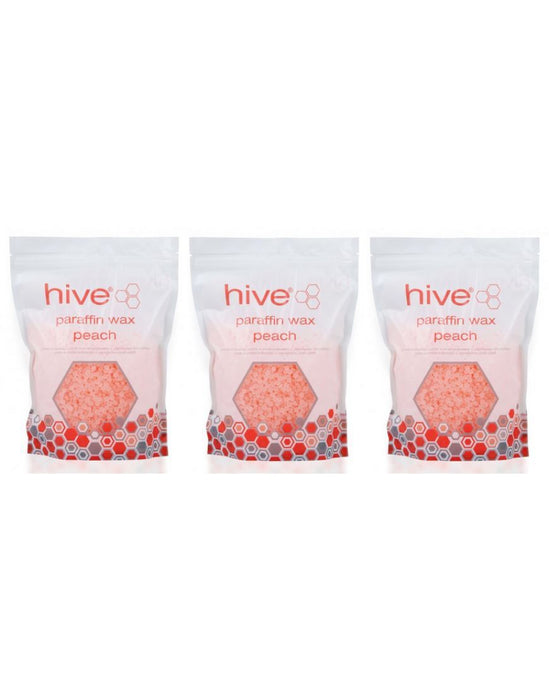 Hive Of Beauty 3 For 2 Waxing Paraffin Wax Peach Pellets 700g