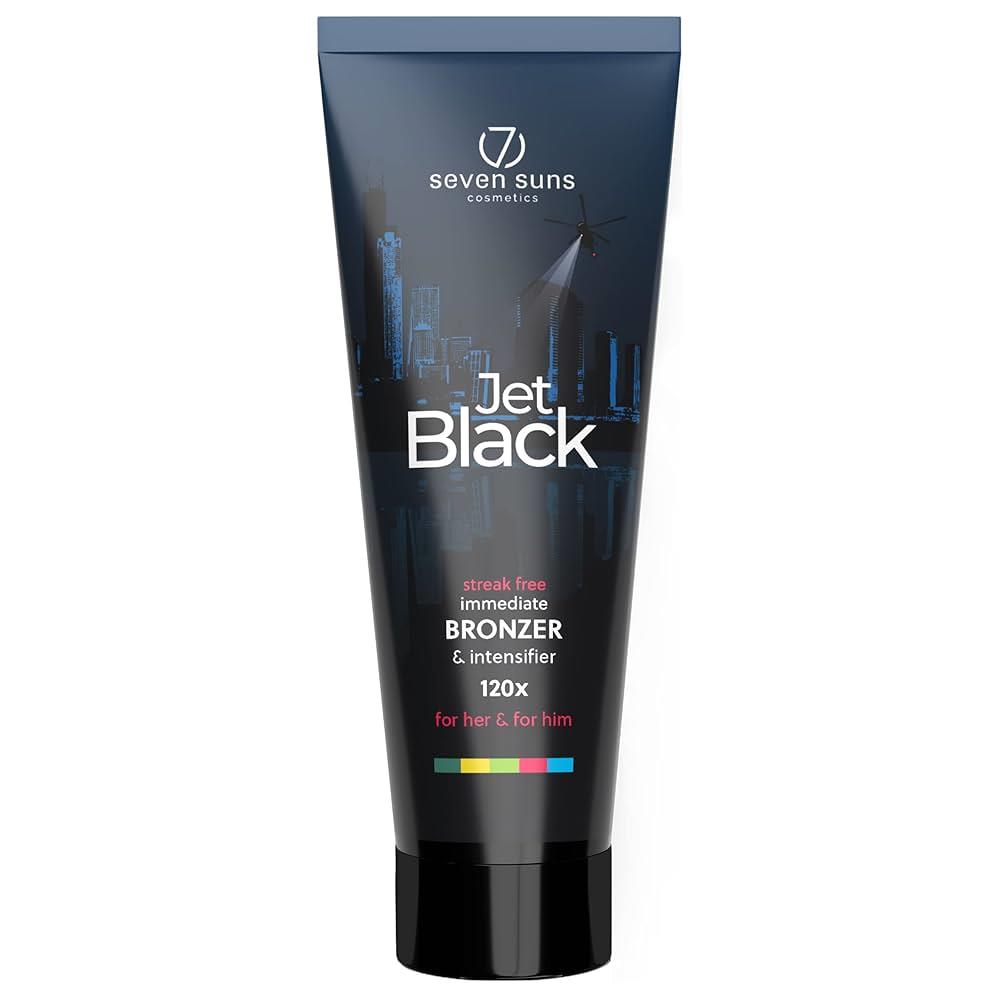 Seven Suns Jet Black Ultra Dark Tanning Lotion & Bronzer Formula