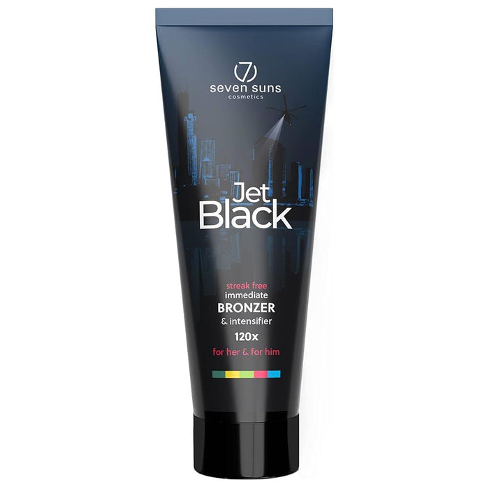 Seven Suns Jet Black Lotion bronzante ultra foncée et formule bronzante