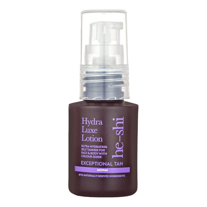 He-Shi Hydra Luxe Lotion Hydrating Self Tanner For Face & Body - 30ml